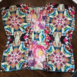 Johnny Was silk blouse